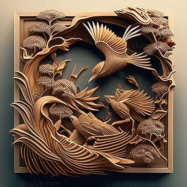 3D model japanese art (STL)